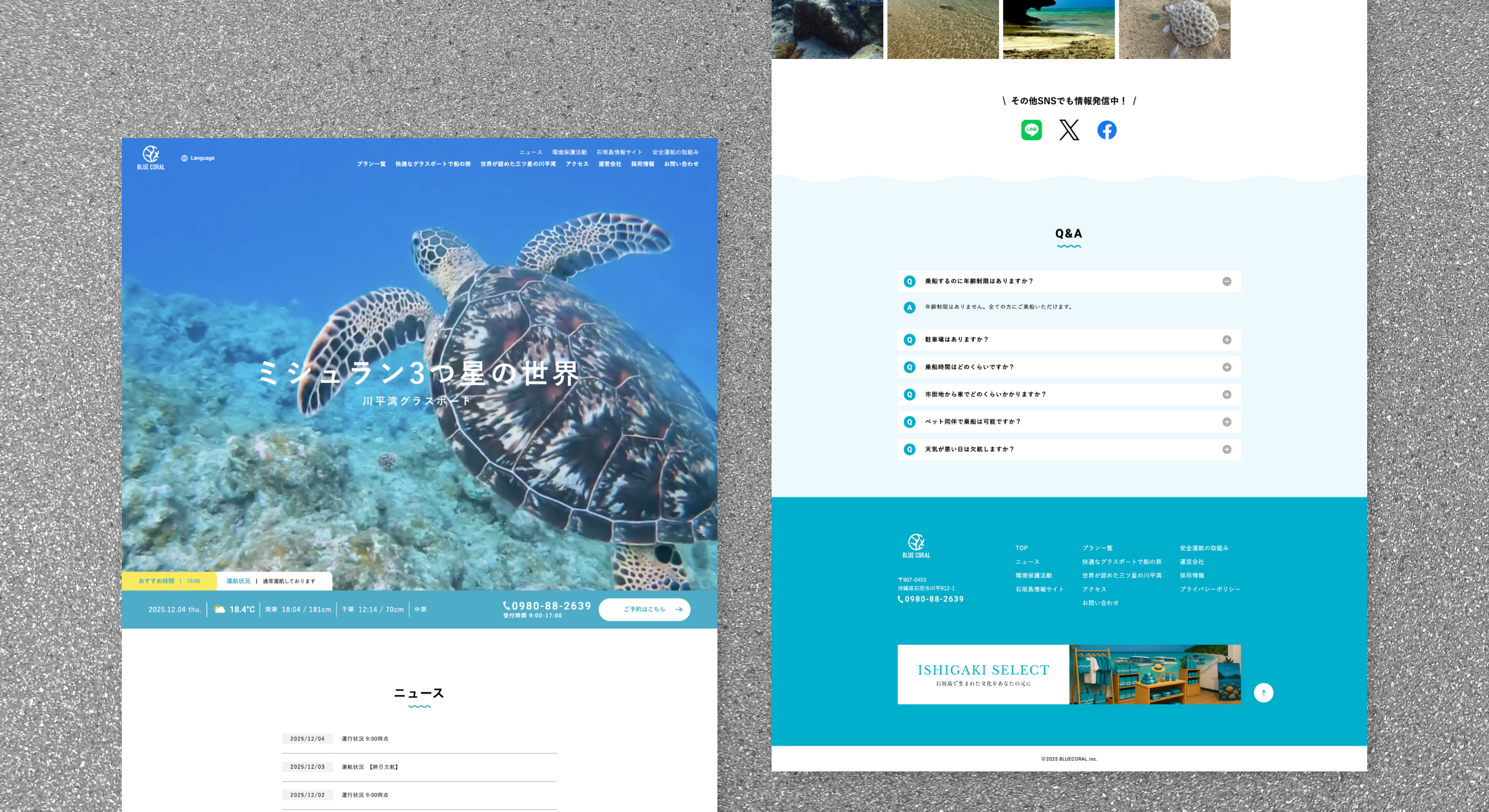 BLUE CORAL株式会社　サービスサイト